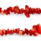 Chips stone Perlen Siam red